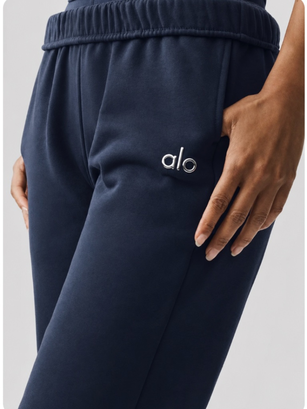 ALO Navy jogger Sweatpants